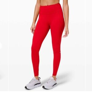 LULULEMON. Fast and Free. High-Rise *Nulux* 28” Leggings. Size 4.